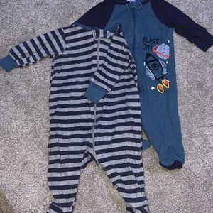 Gerber Blue Sleepers 2-Pack | Size 0-3 Months